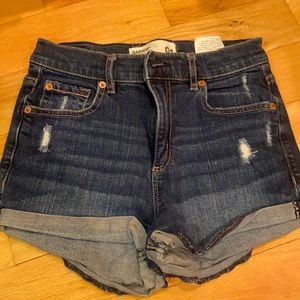 Garage Retro High Waist Jean Shorts